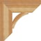 Ekena Millwork Thorton Slat Rough Sawn Bracket, Western Red Cedar, 6"W x 20"D x 20"H BKT06X20X20THR06RWR - alternate 3